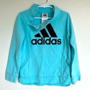 Adidas Asymmetrical Quarter Snap Sweatshirt